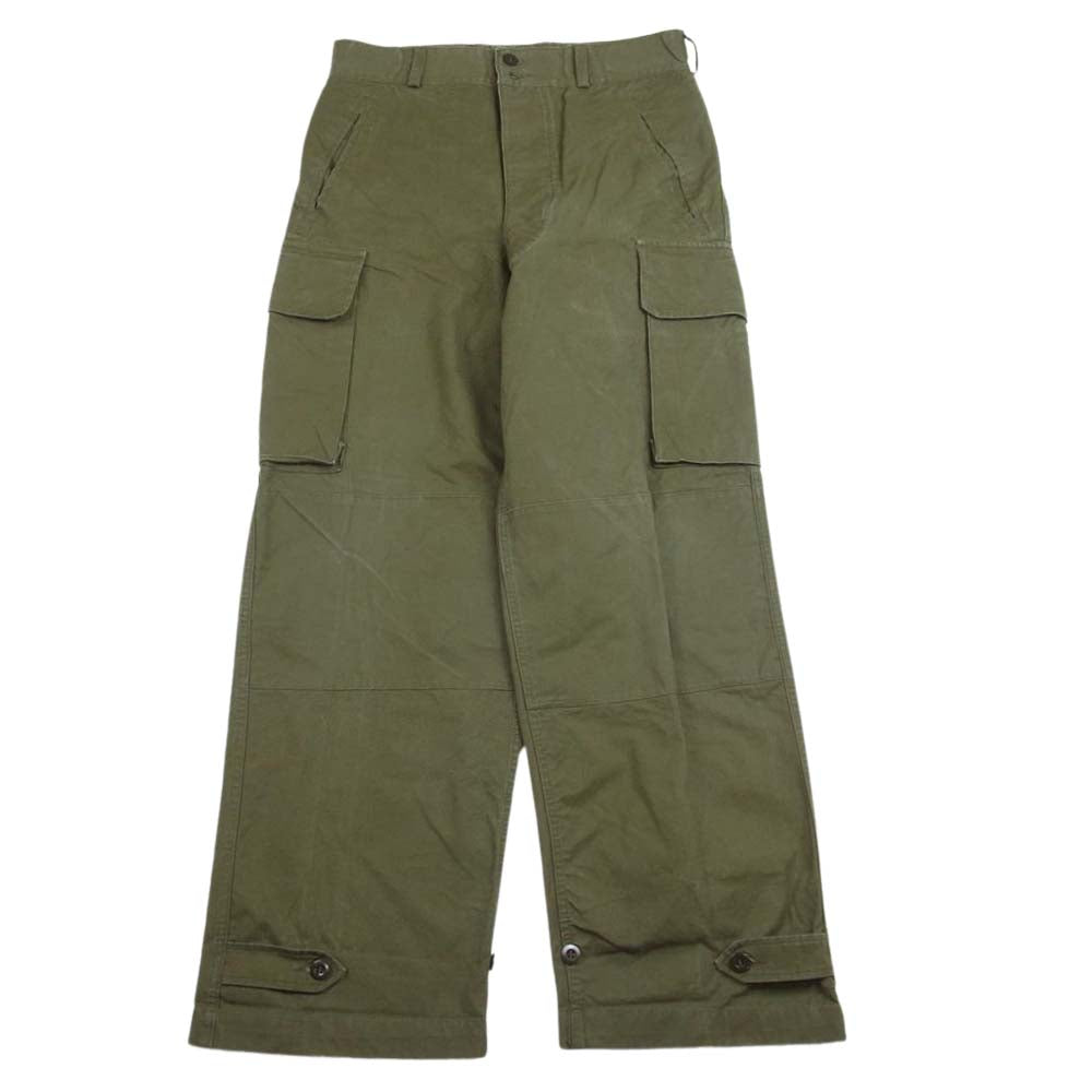 フランス軍 ヴィンテージ ミリタリー M46 前期 カーゴ パンツ カーキ系【中古】