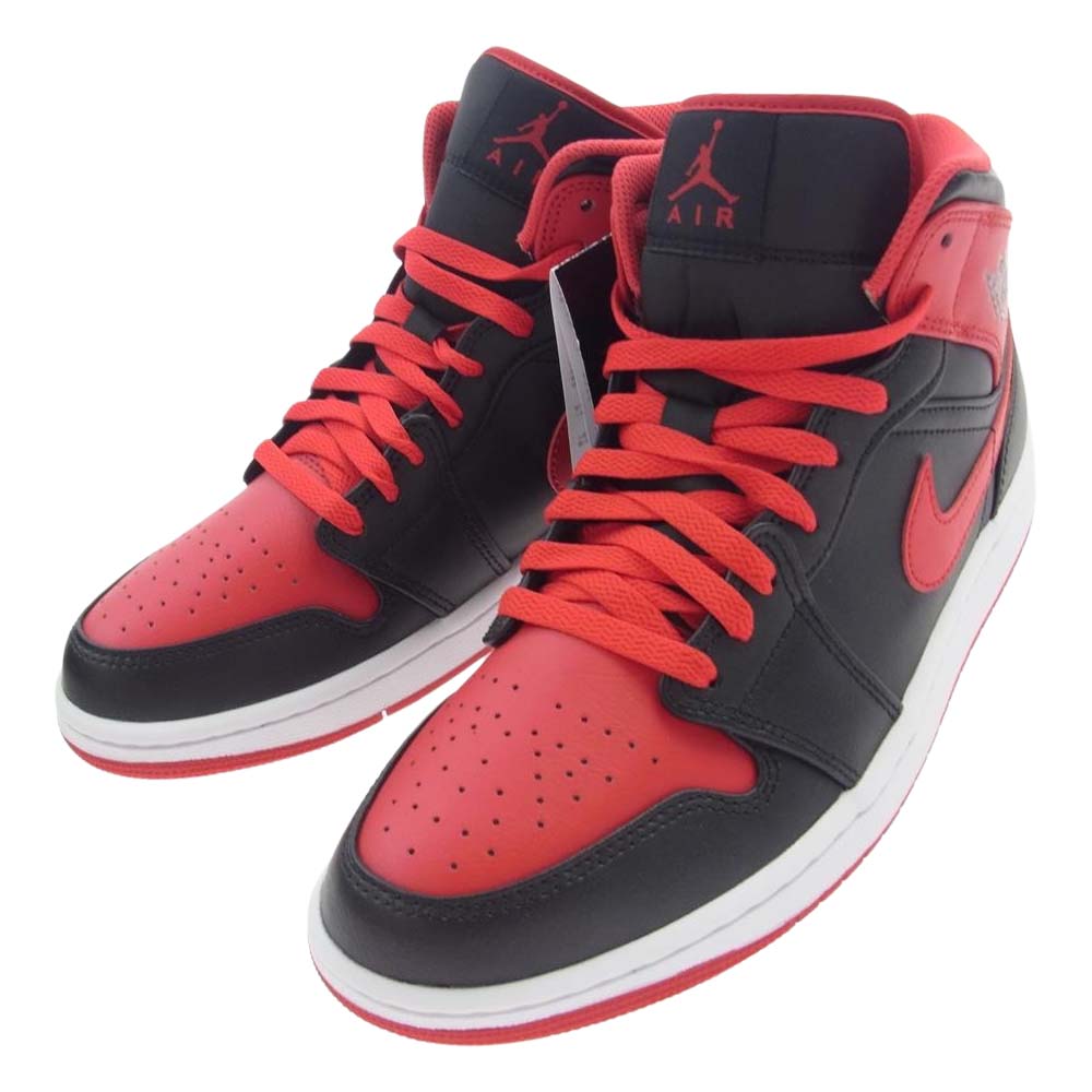 NIKE ナイキ DQ8426-060 AIR JORDAN 1 MID エア ジョーダン 1 ミッド スニーカー ブラック系 レッド系 27.5cm【新古品】【未使用】【中古】