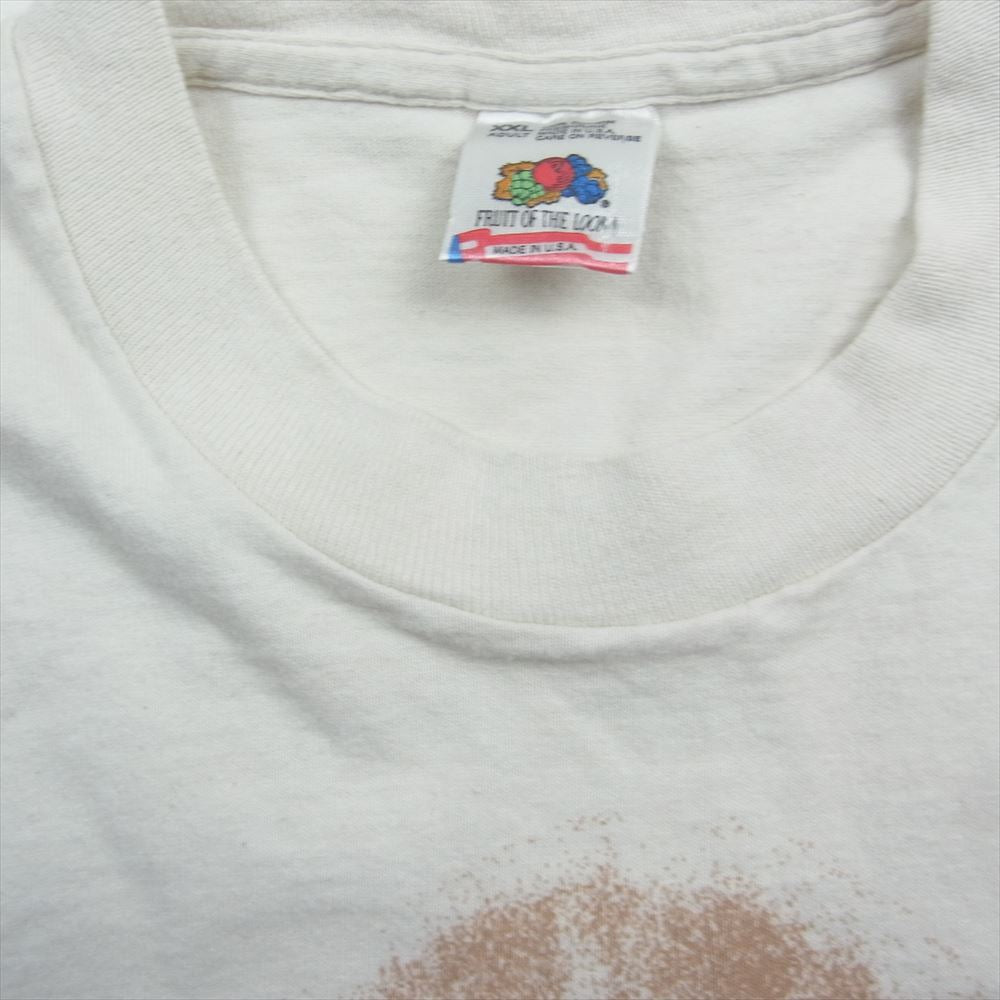 ヴィンテージ 90s FRUIT OF THE LOOM フルーツオブザルーム F.R.I.E.N.D.S フレンズ プリント Tシャツ ナチュラル系 XXL【中古】