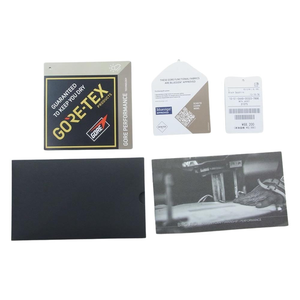 ARC'TERYX アークテリクス 23SS 国内正規品 BIRD AID 付属 BETA JACKET ベータジャケット Black Sapphire ネイビー系 L【美品】【中古】