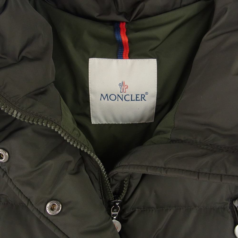 MONCLER モンクレール 122-093-49969-25 国内正規品 LYNX リネッテ ダウン ジャケット フード付き ダークブラウン系 2【中古】