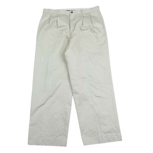 ニート 19-26-8596 ×BROOKS BROTHERS×UNITED ARROWS＆SONS CINO PANTS ブルックスブラザーズ ユナイテッドアローズサンズ別注 2タック チノパンツ トラウザー ベージュ系 32【中古】