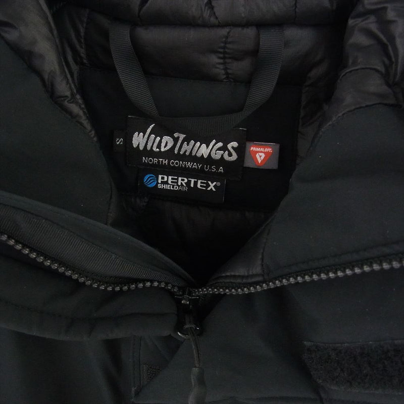 WILDTHINGS ワイルドシングス WT23118SK PERTEX DENALI JACKET パーテックス デナリ 中綿 ジャケット ブラック系 S【中古】