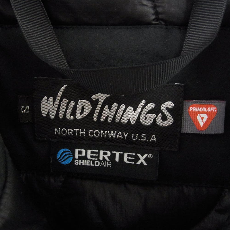 WILDTHINGS ワイルドシングス WT23118SK PERTEX DENALI JACKET パーテックス デナリ 中綿 ジャケット ブラック系 S【中古】