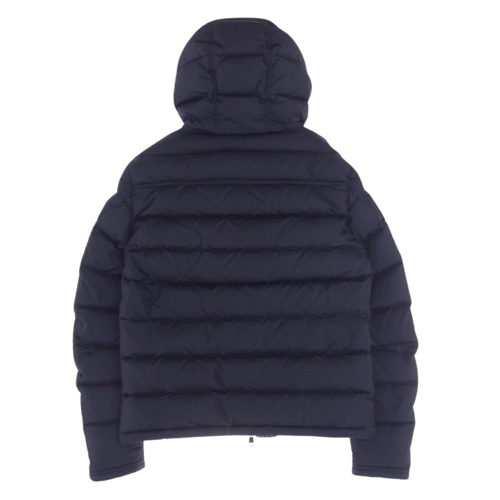 MONCLER モンクレール 220914131105 CANUT カヌート ニット切替 フーディー ダウン ジャケット ダークネイビー系【中古】