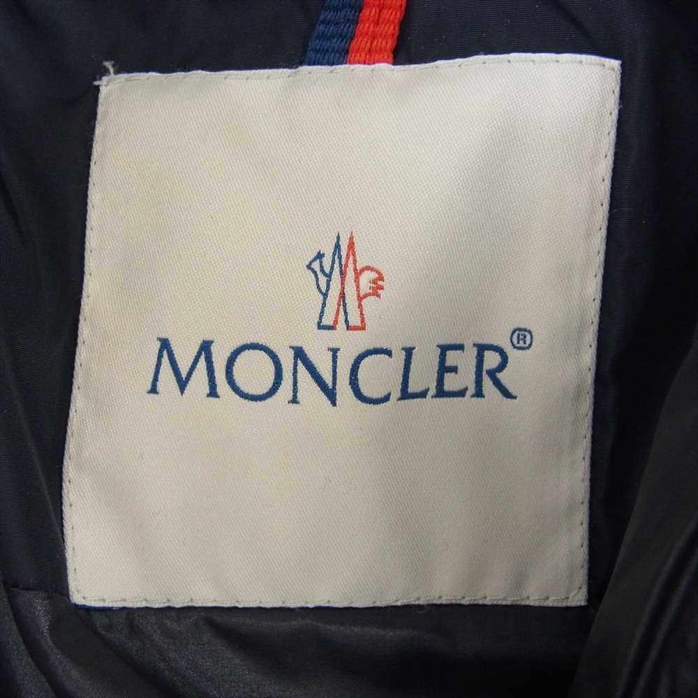 MONCLER モンクレール 220914131105 CANUT カヌート ニット切替 フーディー ダウン ジャケット ダークネイビー系【中古】