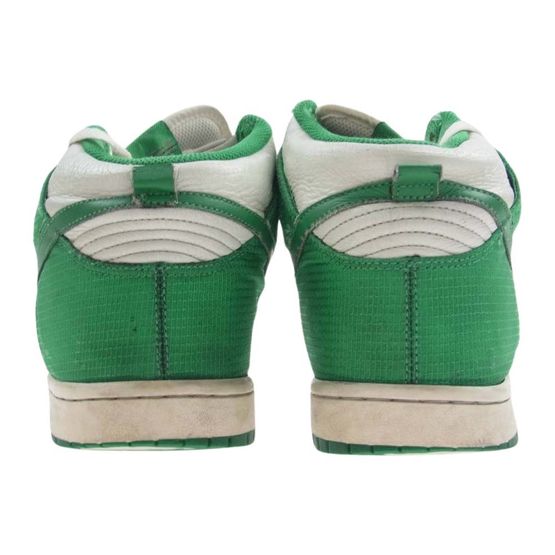 NIKE ナイキ 317982-100 DUNK HIGH Lucky Green ダンク ハイ スニーカー グリーン系 28cm【中古】