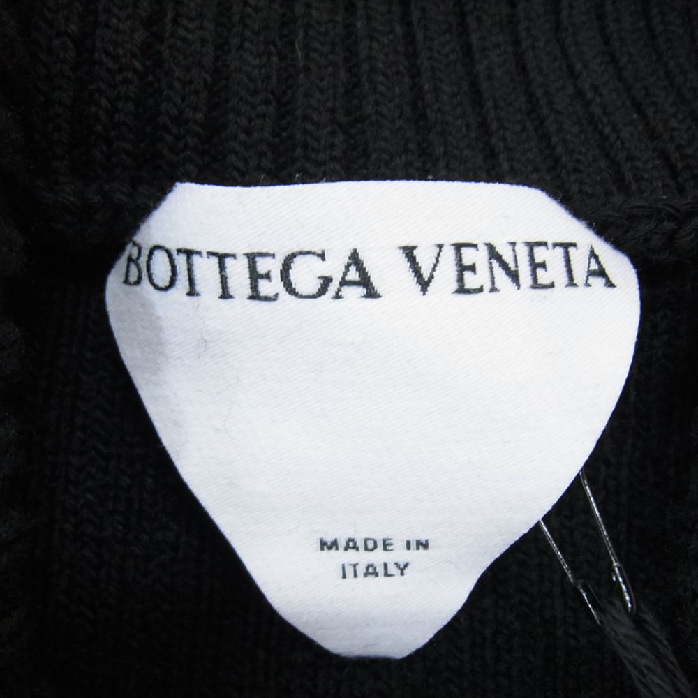 BOTTEGAVENETA ボッテガヴェネタ 21AW 664144V0Z90 アシンメトリー  ニット ドレス ワンピース ブラック系 L【美品】【中古】