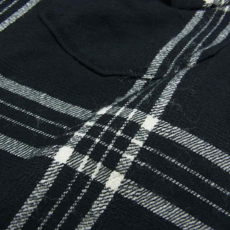 MINEDENIM マインデニム 2308-5003-97-012 R. Wool Flannel Check Western SH Western SH ウール フランネル チェック ウエスタン シャツ ブラック系 1【中古】