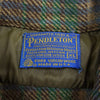 PENDLETON ペンドルトン 70s ウール チェック シャツ  ブラウン系 XL【中古】
