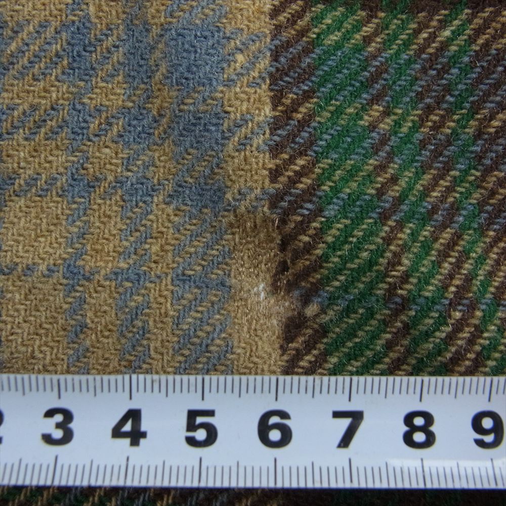 PENDLETON ペンドルトン 70s ウール チェック シャツ  ブラウン系 XL【中古】