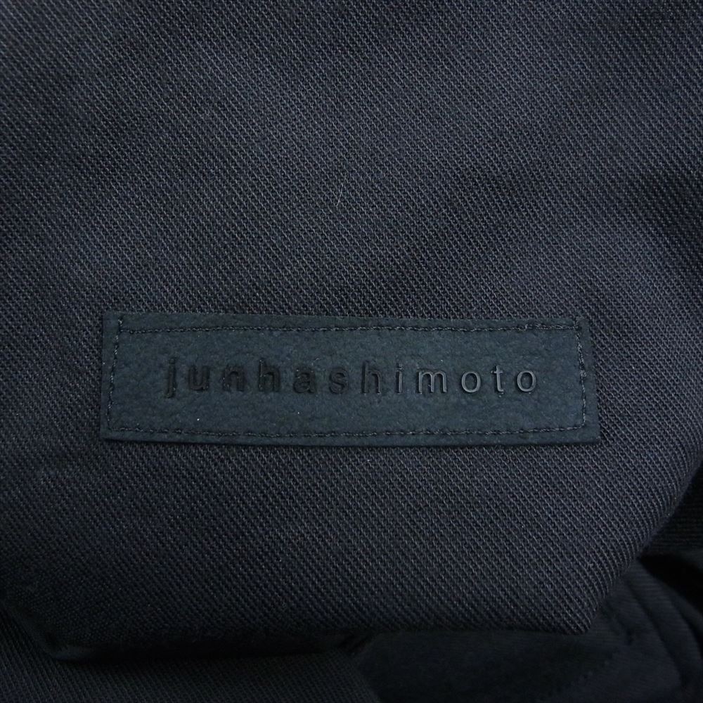 junhashimoto ジュンハシモト 1072010013 EASY TUCK PANTS 2WAY NYLON STRETCH ナイロン ストレッチ イージー タック パンツ ブラック系 5【極上美品】【中古】