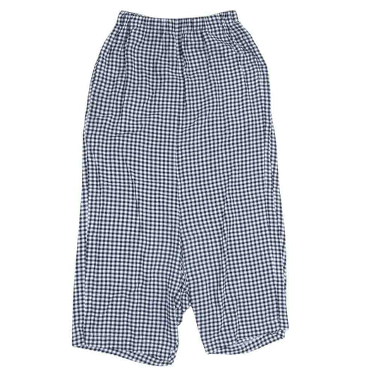 robe de chambre COMME des GARCONS ローブドシャンブルコムデギャルソン RP-100140 90s ヴィンテージ アーカイブ ギンガムチェック イージー サルエル ペンギン パンツ ブラック系 サイズ表記無【中古】