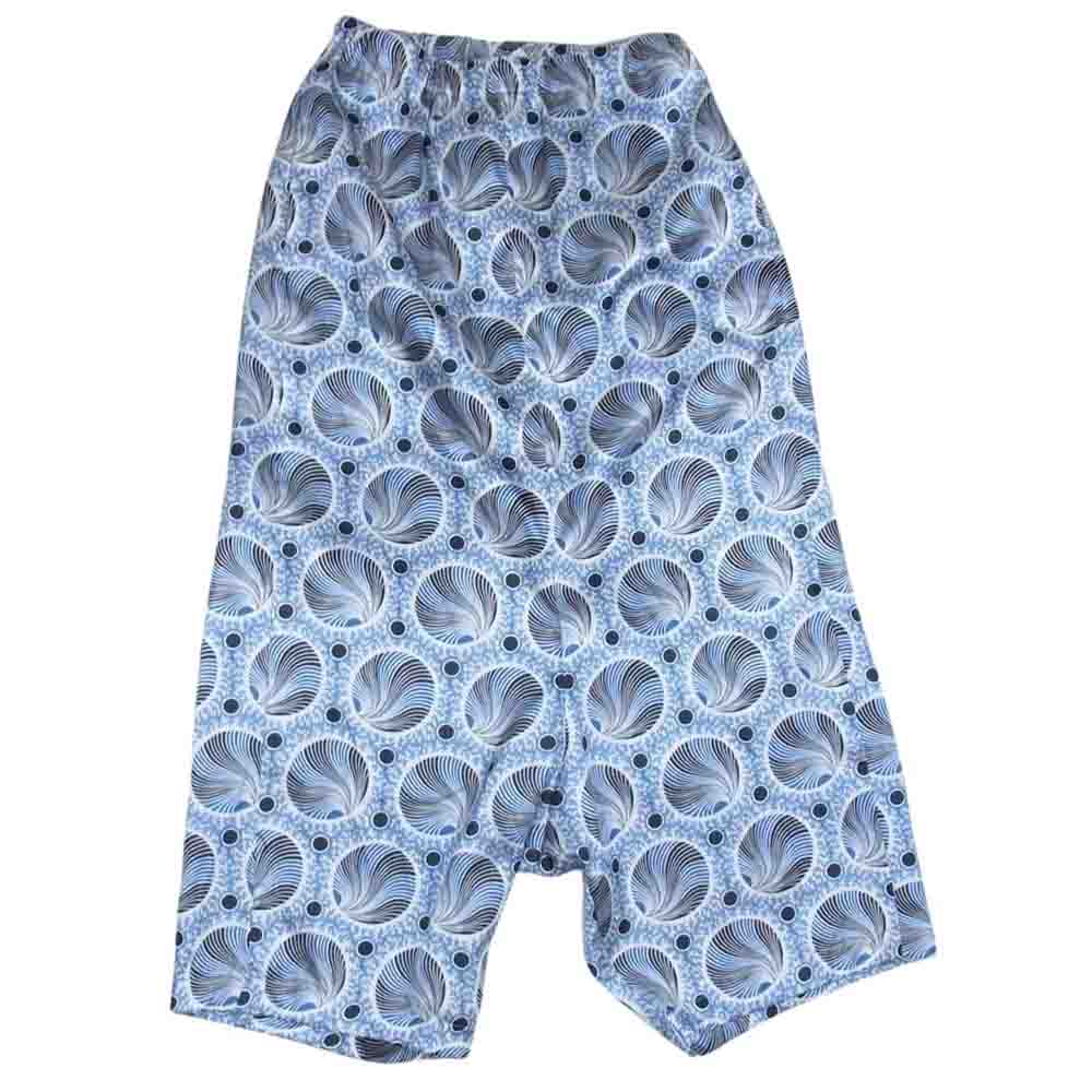 robe de chambre COMME des GARCONS ローブドシャンブルコムデギャルソン AD1998 RP-100240 ヴィンテージ アーカイブ ポリエステル 総柄 イージー サルエル ペンギン パンツ ブルー系 サイズ表記無【中古】