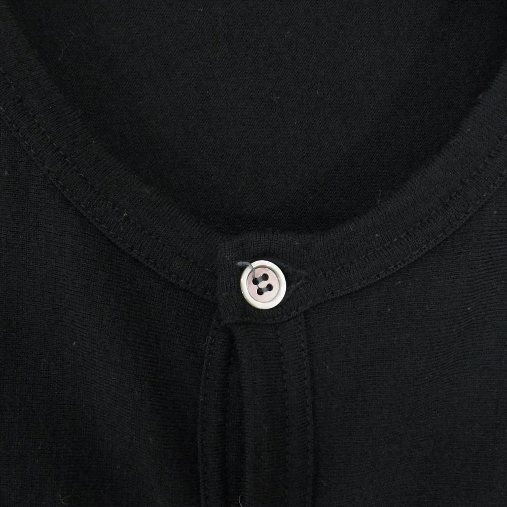 COMME des GARCONS コムデギャルソン AD2001 GC-T038 本ライン アーカイブ フェイクレザーフラワーパッチ カーディガン ブラック系 サイズ表記無【中古】