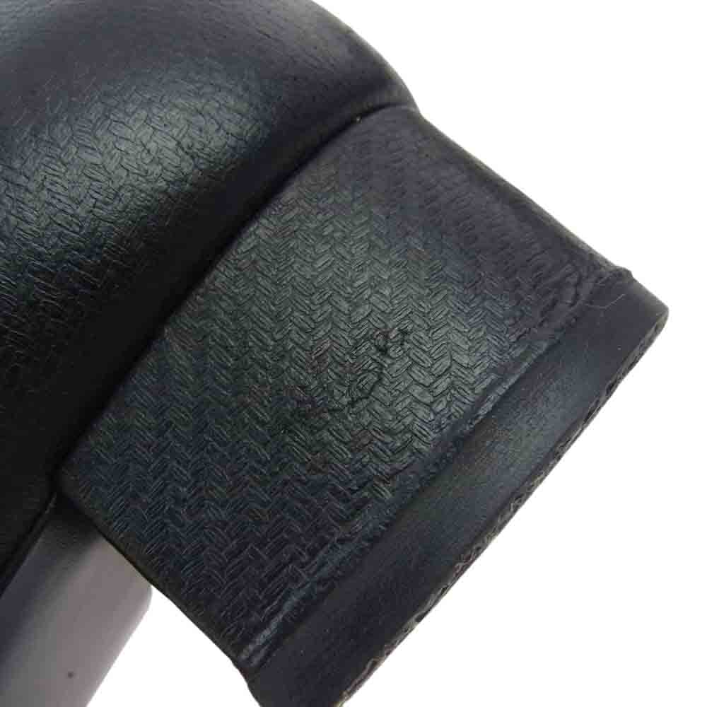 CHANEL シャネル イタリア製 ココマーク付 パンプス レザー ブラック系 38.5【中古】