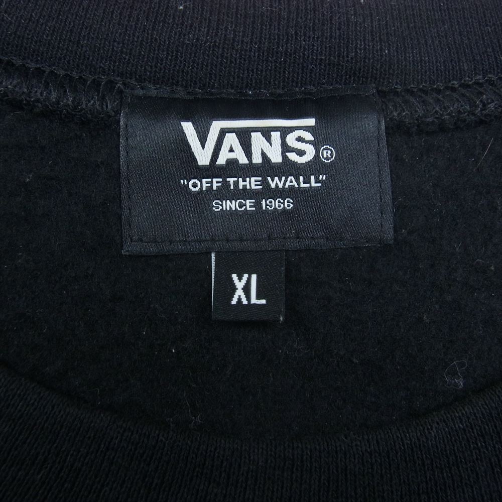 STANDARD CALIFORNIA スタンダードカリフォルニア VANS Factory Team バンズ シールド ロゴ クルーネック スウェット ブラック系 XL【中古】
