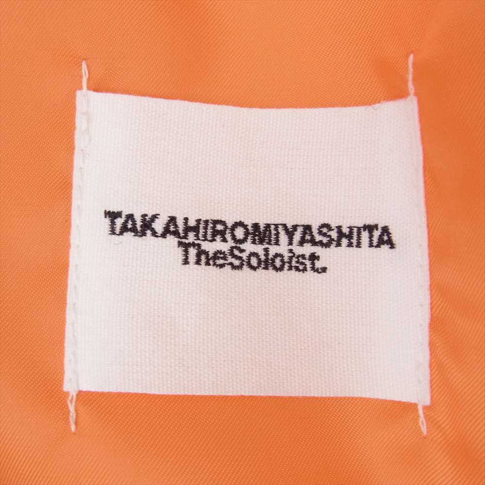 TAKAHIRO MIYASHITA The SoloIst. タカヒロミヤシタザソロイスト 22SS SJ.0009SS22 oversized two-tone flight jacket オーバーサイズ 2トーン フライド MA1 ジャケット ネイビー系 グレー系 46【中古】