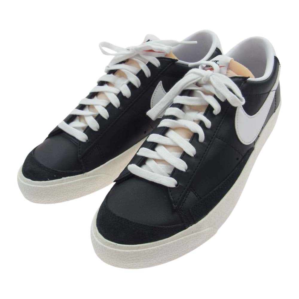 NIKE ナイキ DA6364-001 Blazer Low 77 VNTG Black/White/Sail/Total Orange ブレーザー ロー ヴィンテージ スニーカー ブラック系 27.5cm【美品】【中古】