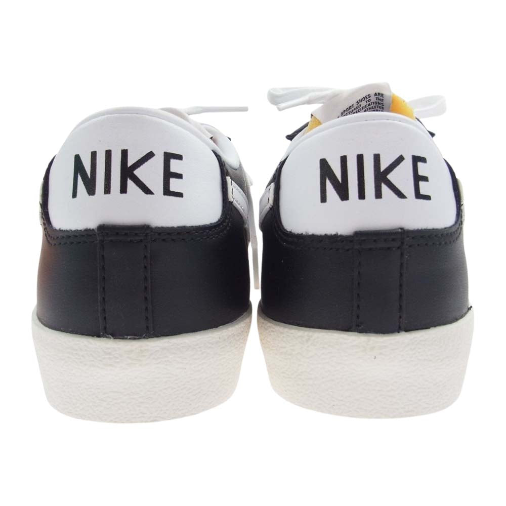 NIKE ナイキ DA6364-001 Blazer Low 77 VNTG Black/White/Sail/Total Orange ブレーザー ロー ヴィンテージ スニーカー ブラック系 27.5cm【美品】【中古】