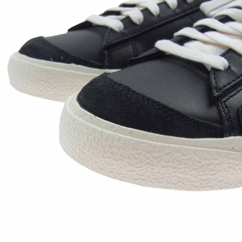NIKE ナイキ DA6364-001 Blazer Low 77 VNTG Black/White/Sail/Total Orange ブレーザー ロー ヴィンテージ スニーカー ブラック系 27.5cm【美品】【中古】