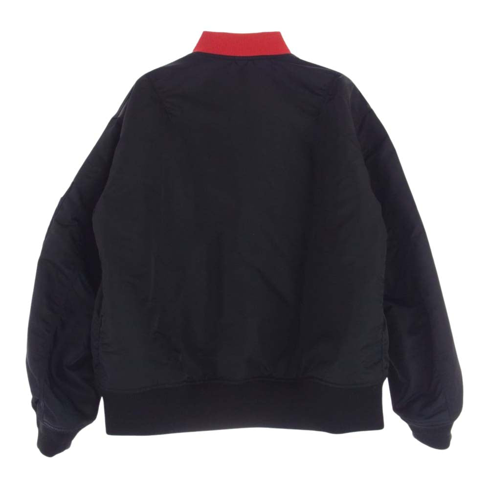 UNDERCOVER アンダーカバー UC2C1207-2 × フラグメントデザイン リバーシブル MA-1 チェッカーフラッグ ミリタリー ジャケット ブラック系 ホワイト系 1【極上美品】【中古】