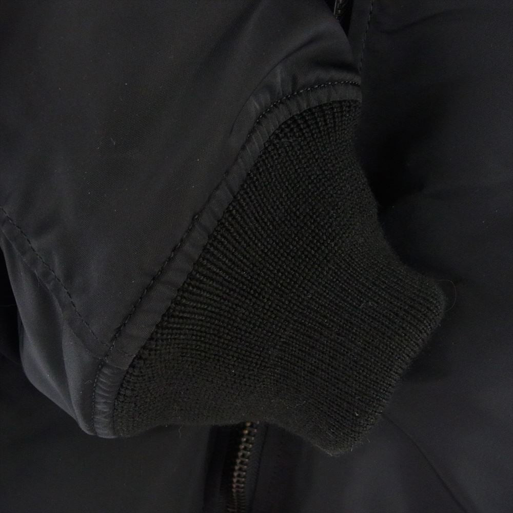 UNDERCOVER アンダーカバー UC2C1207-2 × フラグメントデザイン リバーシブル MA-1 チェッカーフラッグ ミリタリー ジャケット ブラック系 ホワイト系 1【極上美品】【中古】