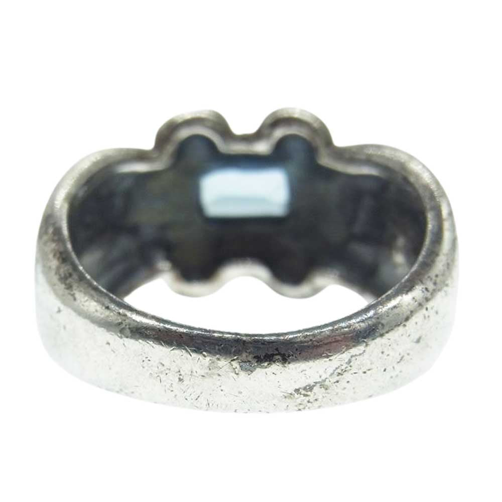 M'S COLLECTION エムズコレクション ストーン シルバー リング  シルバー系 11号【中古】