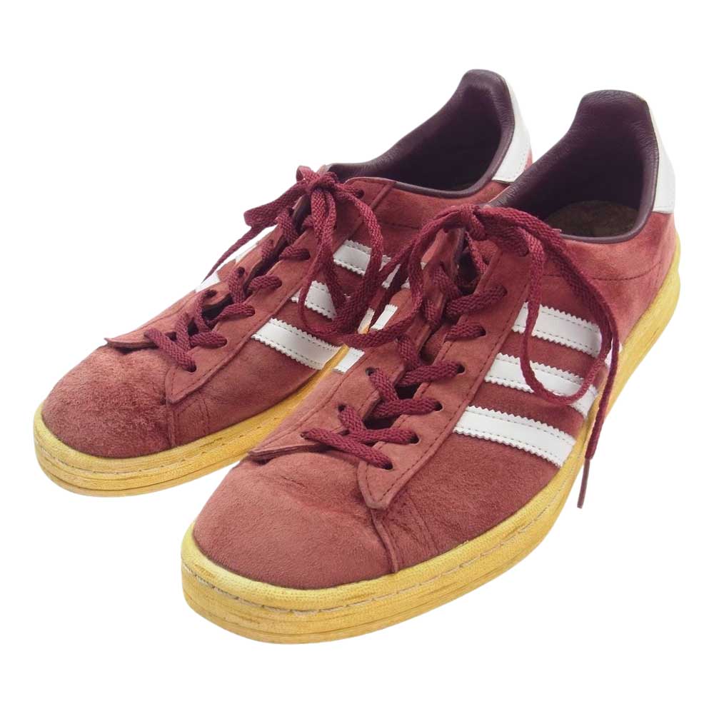 adidas アディダス  G63526 CAMPUS 80s MITA SNEAKERS BURGANDY オリジナルス キャンパス ローカット スニーカー レッド系 29cm【中古】
