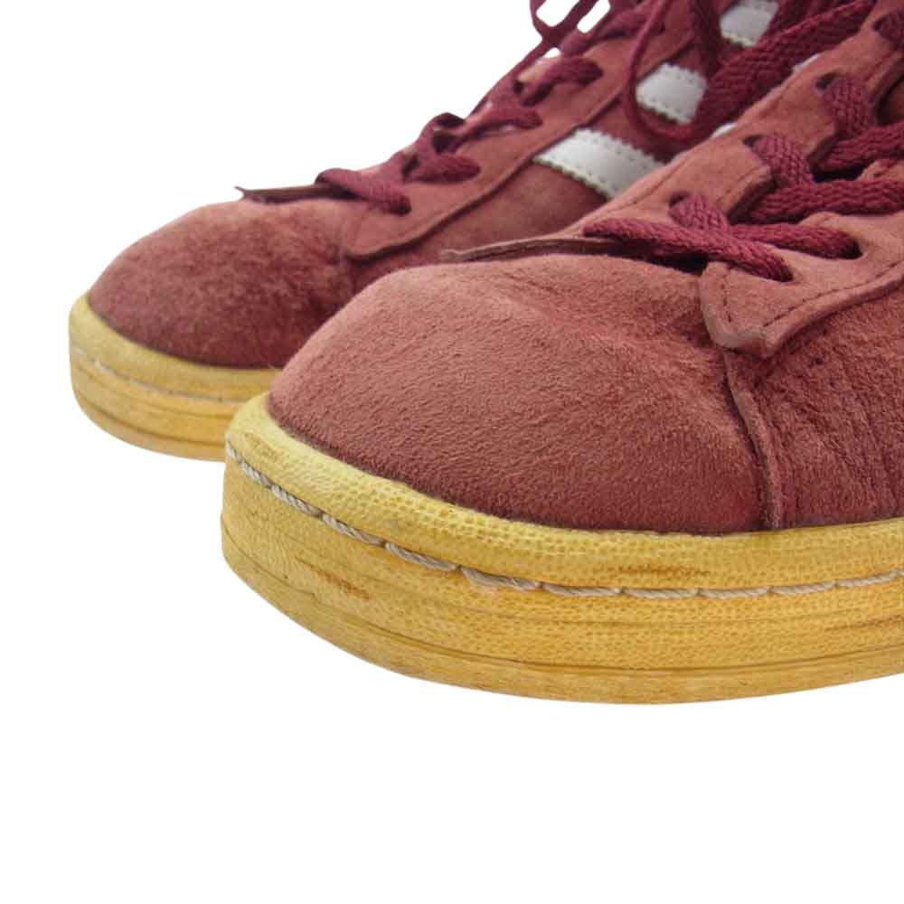 adidas アディダス  G63526 CAMPUS 80s MITA SNEAKERS BURGANDY オリジナルス キャンパス ローカット スニーカー レッド系 29cm【中古】