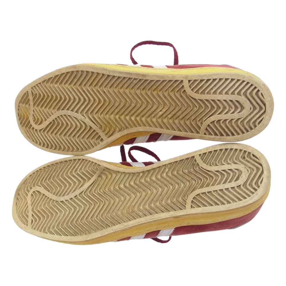 adidas アディダス  G63526 CAMPUS 80s MITA SNEAKERS BURGANDY オリジナルス キャンパス ローカット スニーカー レッド系 29cm【中古】