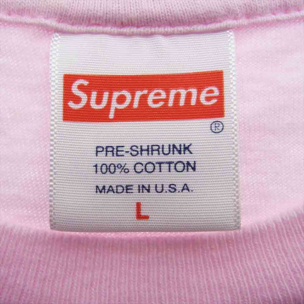Supreme シュプリーム 17AW Gonz Heads Tee ゴンズ ヘッズ プリント 半袖 Tシャツ ピンク系 L【中古】