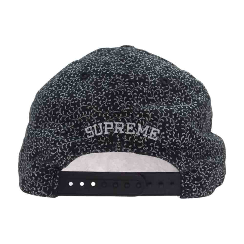 Supreme シュプリーム 15SS Creeper 5-Panel FTPロゴ 総柄 5パネル キャップ ブラック系【中古】