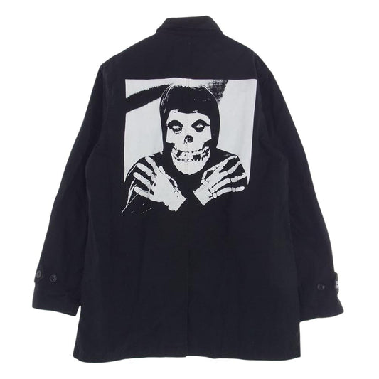 Supreme シュプリーム 13ss  MISFITS TRENCH COAT ミスフィッツ トレンチ コート ジャケット ブラック系 L【中古】