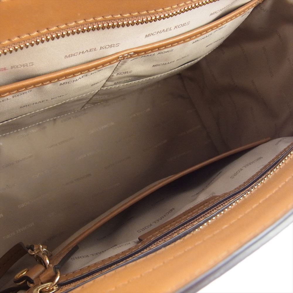 Michael Kors マイケルコース 30H7GHMS1I HAMILTON ハミルトン 2WAY ショルダー ハンドバッグ オフホワイト系【中古】