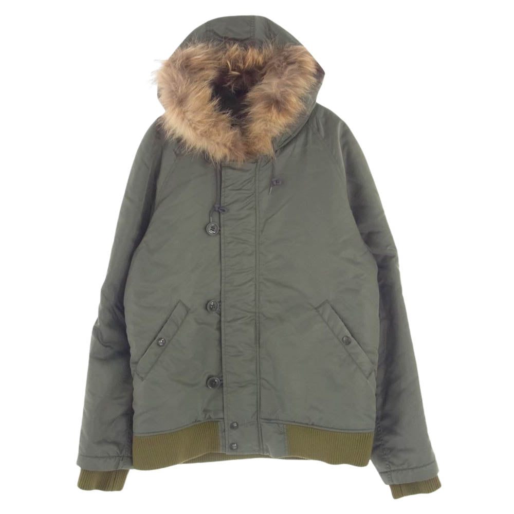 schott ショット V83154 × VICTIM N-2B フライトジャケット モスグリーン系 XL/42【中古】