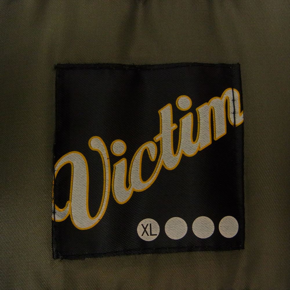 schott ショット V83154 × VICTIM N-2B フライトジャケット モスグリーン系 XL/42【中古】