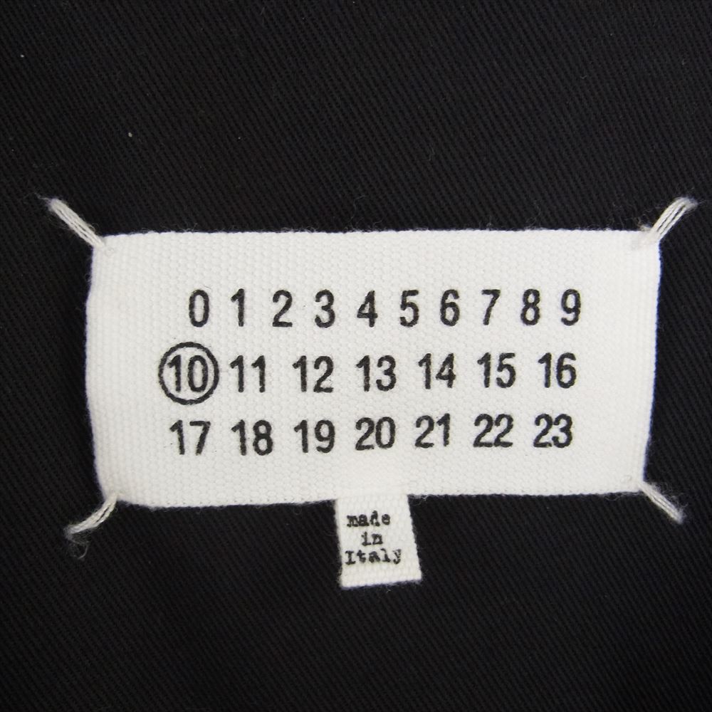 MAISON MARGIELA メゾンマルジェラ 20SS S50AM0440 Bomber jacket 中綿 クロップド ボンバージャケット ネイビー系 50【中古】