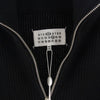MAISON MARGIELA メゾンマルジェラ 22AW SI1HA0013 ドライバーズ ジップ アップ ニット ブラック系 XL【新古品】【未使用】【中古】