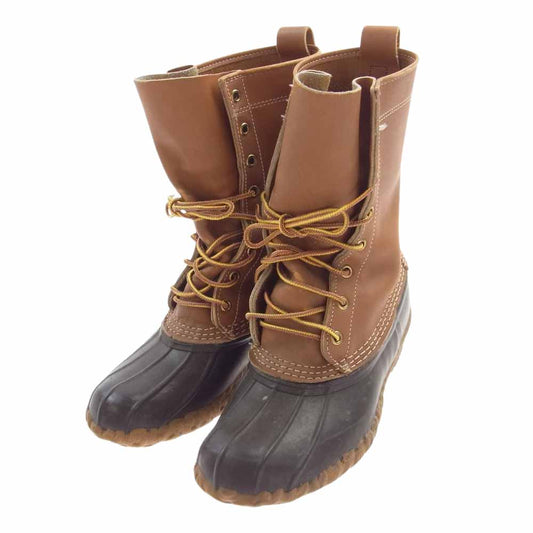 L.L.Bean エルエルビーン ヴィンテージ 80s BEAN BOOTS GUMSHOES ビーン ブーツ ガム シューズ ライトブラウン系 実寸24.5cm程度【中古】