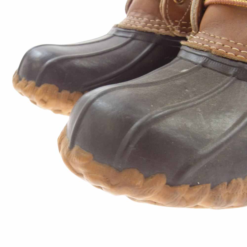 L.L.Bean エルエルビーン ヴィンテージ 80s BEAN BOOTS GUMSHOES ビーン ブーツ ガム シューズ ライトブラウン系 実寸24.5cm程度【中古】