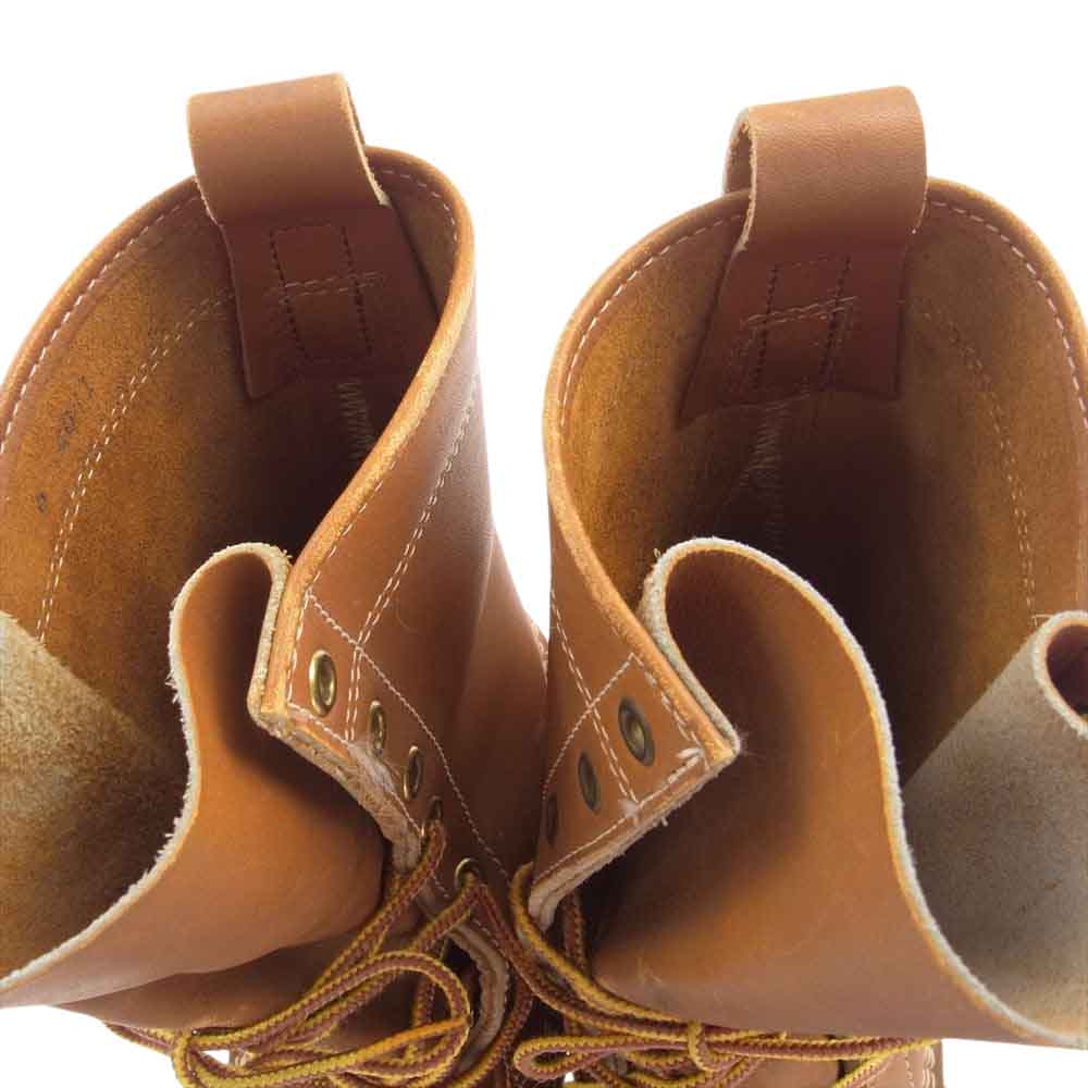 L.L.Bean エルエルビーン ヴィンテージ 80s BEAN BOOTS GUMSHOES ビーン ブーツ ガム シューズ ライトブラウン系 実寸24.5cm程度【中古】