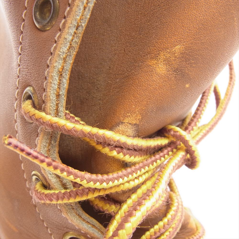 L.L.Bean エルエルビーン ヴィンテージ 80s BEAN BOOTS GUMSHOES ビーン ブーツ ガム シューズ ライトブラウン系 実寸24.5cm程度【中古】