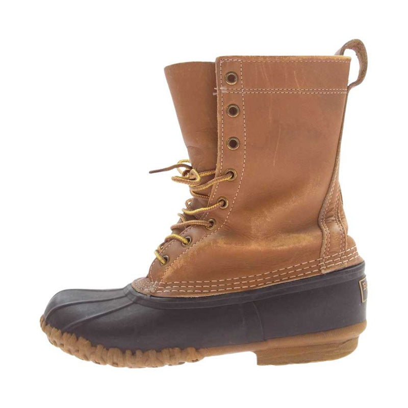 L.L.Bean エルエルビーン ヴィンテージ 80s BEAN BOOTS GUMSHOES ビーン ブーツ ガム シューズ ライトブラウン系 実寸25.5cm程度【中古】