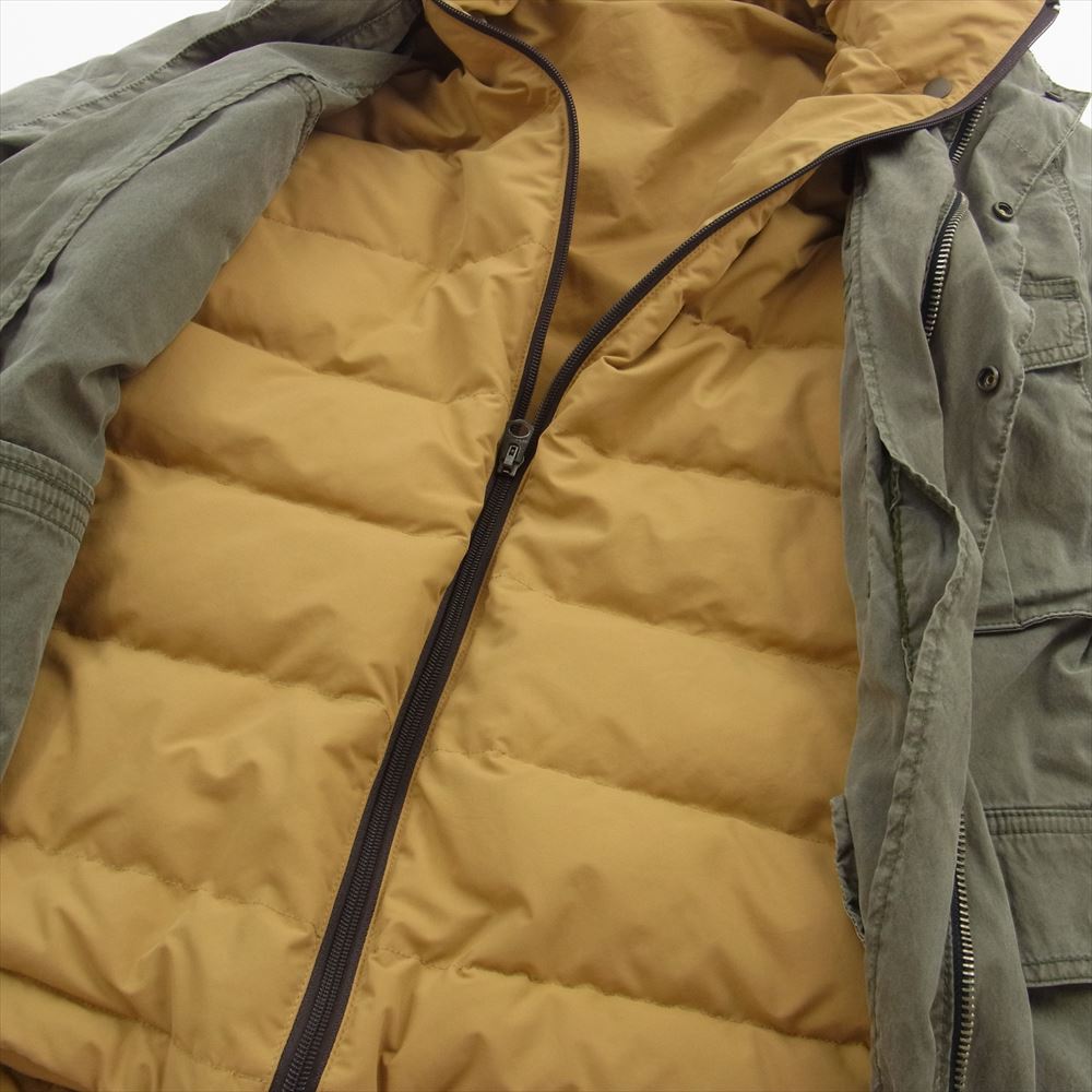 REMI RELIEF レミレリーフ 3WAY ダウンライナー付き ミリタリー ハンティング ジャケット カーキ系 M【中古】