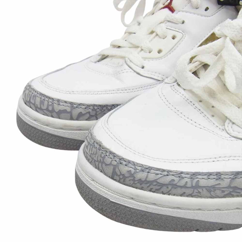 NIKE ナイキ 315371-101 Air Jordan エアジョーダン Spizike スパイジーク White Cement Grey ホワイト セメント グレー スニーカー ホワイト系 28cm【中古】