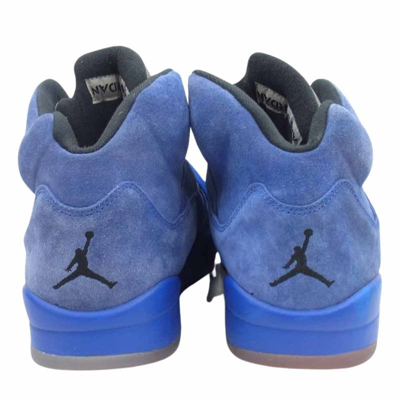 NIKE ナイキ 136027-401 AIR JORDAN 5 エアジョーダン RETRO レトロ BLUE SUEDE ブルー スウェード スニーカー ブルー系 29cm【中古】