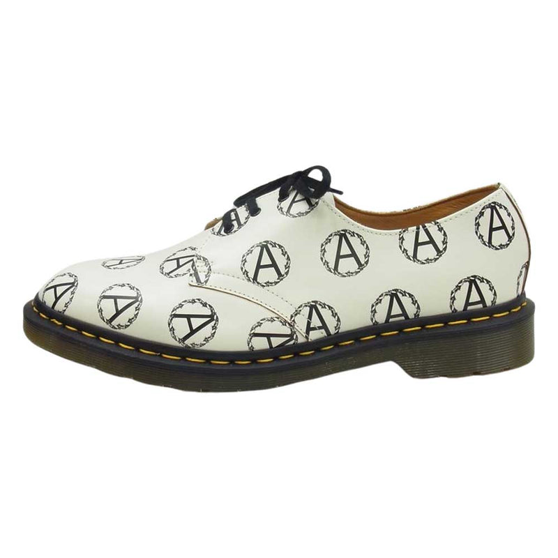 Supreme シュプリーム × UNDER COVER アンダーカバー × Dr.Martens ドクターマーチン 16AW Anarchy 3-Eye Shoe 3アイレット 3ホール シューズ ブーツ  ホワイト系 ブラック系 UK10【新古品】【未使用】【中古】