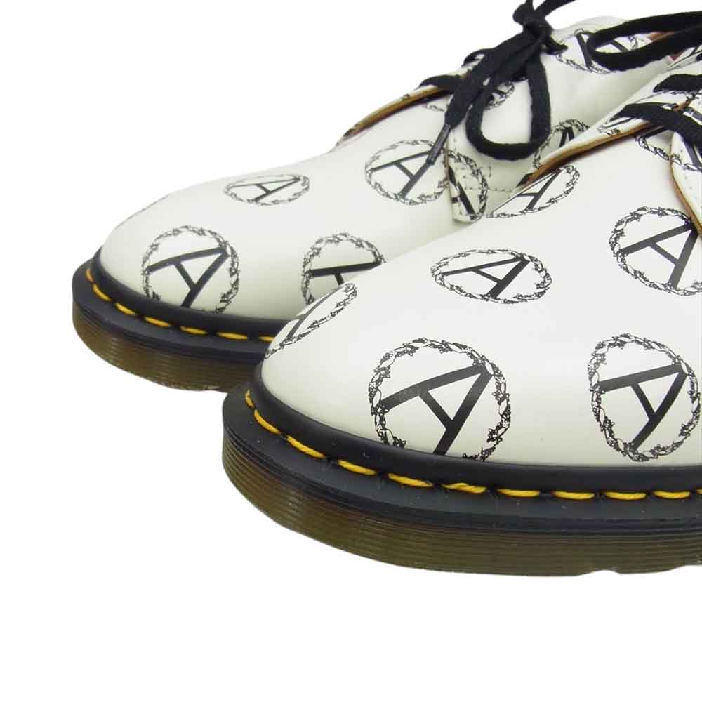 Supreme シュプリーム × UNDER COVER アンダーカバー × Dr.Martens ドクターマーチン 16AW Anarchy 3-Eye Shoe 3アイレット 3ホール シューズ ブーツ  ホワイト系 ブラック系 UK10【新古品】【未使用】【中古】