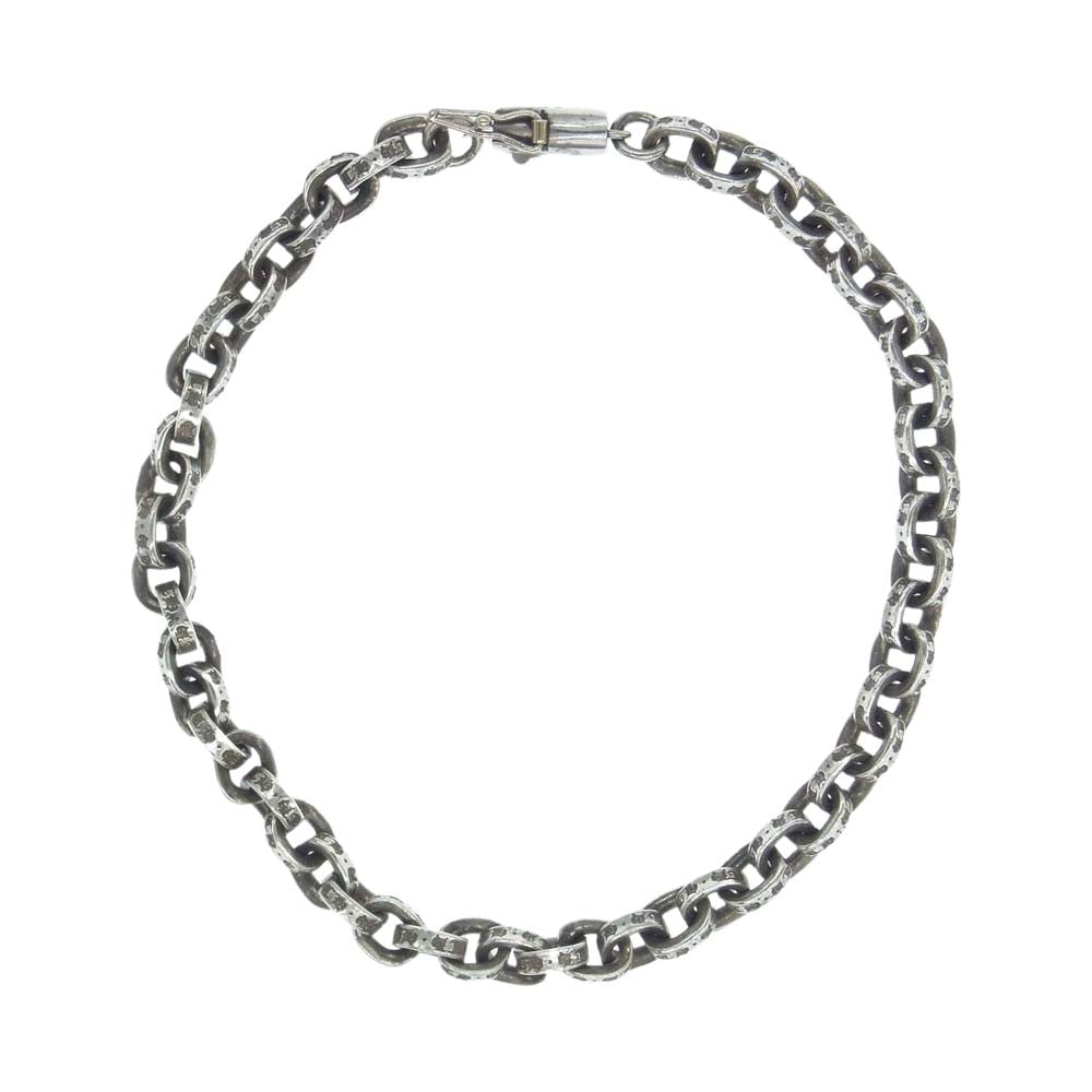 CHROME HEARTS クロムハーツ（原本無） PAPER CHAIN ペーパーチェーン シルバー ブレスレット 7インチ シルバー系【中古】